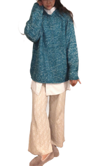 ジャガードパンツ アイボリー