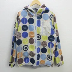 H■ゴースローキャラバン/GO SLOW CARAVAN ドット柄 マウンテンパーカジャケット/麻素材【4】MENS■6【中古】