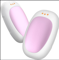 充電式カイロ （ピンク）【寒さ対策・分離式・2個セット】電気カイロ 超軽量 2個セット 電気あんか ハンドウォーマー 長時間連続発熱 3階段温度調節 両面急速発熱 防寒グッズ USB充電式 繰り返し利用可 軽量 省エネ 節電 通勤 通学 寒さ対策