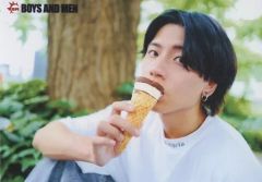 [중고]생 사진(남성) BOYS AND MEN/요시하라 마사토/가로형/[TV 아사히·롯폰기 힐즈 SUMMER STATION](테마:여름)사진 세트