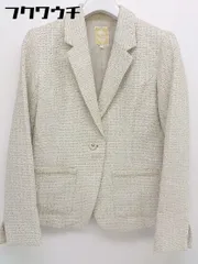 ◇ BEAMS HEART ビームス ハート 1B シングル 長袖 テーラード ジャケット サイズ0 ベージュ系 レディース  【中古】 【1112150006333】のサムネイル