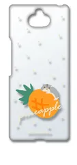 【新品未使用】Xperia8 SOV42 Xperia 8 Lite エクスペリア8ライト クリア ハードケース (ハムスターとパイン(大)) フルーツ パイナップル ハムスター 動物 かわいい 可愛い cl-sov42-356