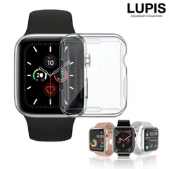 アップルウォッチカバー カバー applewatch ケース 全面保護 クリア 透明 シンプル 40mm 41mm 44mm 45mm ルピス LUPIS a283