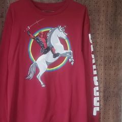 MARVEL マーベル　デッドプール＆ユニコーン　ロングTシャツ　サイズＸＬ