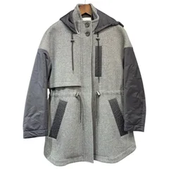 A✨希少　エンフォルド　ウールコート　コクーン　Pコート　ネイビー SHIPS any: ウール ミックス コクーン ショート Pコート