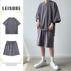 接触冷感 上下セット メンズ セットアップ ひんやり スポーツウェア 吸汗速乾 Ｔシャツ ショートパンツ トレーニングウェア ルームウェア 涼しい 半袖 薄手qcwcj25