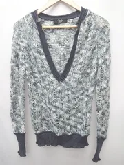 ◇ ⊇ UNITED ARROWS ユナイテッドアローズ ロング丈 長袖 ニット サイズ表記なし ブルー系 レディース P  【1408200022102】