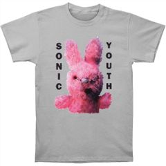 ソニック・ユース【Sonic Youth】Dirty Bunny Tシャツ バンドT ユニセックス [並行輸入品]　グレー　Lサイズ