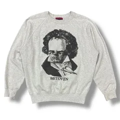 THRIFTY LOOK ベートーヴェン プリント スウェット 裏地 未使用 THRIFTY LOOK ベートーヴェン プリント スウェット 裏地 未使用