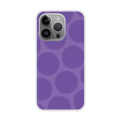 [Libero 5G III A202ZT] iPhone15 ケース スマホケース アイフォン 14 Plus Pro Max 13 12 11 SE 第3世代 第2世代 XS XR ハードケース スマホカバー 保護ケース 全機種対応 水玉 パープル