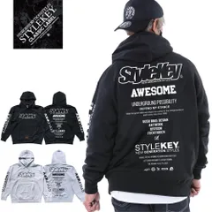 STYLEKEY CLASSIC LABEL(スタイルキー クラシック・レーベル) スウェットパーカー MANUAL HOOD SWEAT(SK99CL-SWH26) ストリート B系 ロゴ タギング