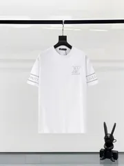 【今日特価】Louis Vuitton 25SS 刺繍ロゴ T シャツ