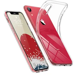 ONES iPhone XR ケース HD全透明 米軍MIL規格 超耐衝撃 『 画面 ・ レンズ保護、滑り止め 』〔 薄型、超軽量、持ちやすい 〕 Qi充電 衝撃吸収 HQ・TPU フィット感 クリア カバー 1