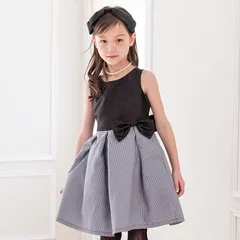 【千鳥格子・ブラック】プチプラキッズドレス TAK キッズ キャサリンコテージ