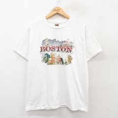 90s USA製 ボストングラフィックTシャツ セーリング マリン 霜降り 