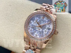 ご購入大歓迎です ROLEX未使用です ダイヤモンドリングの女性用腕時計です 自動巻き｜本日限定特価｜新品未使用-WTO店名をご確認ください