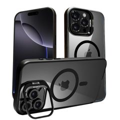 【特価商品】Maxケース、レンズブラケット付き、カメラ保護、ミリタリーグレード保護ケース、マグネット式電話ケース、黄ばみや傷に強い Pro 16 iPhone for MEIMIOU
