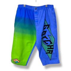 90s GOTCHA Surf Short Pants 90年代 ガッチャ オールドサーフ ショーツ 短パン サーフパンツ oldsurf アメリカ古着 USED VINTAGE ヴィンテージ サーフ
