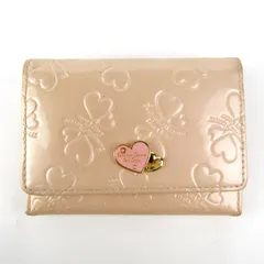 サマンサタバサ プチチョイス カードケース コインケース ハート ブランド 財布 レディース ベージュ Samantha Thavasa 【中古】