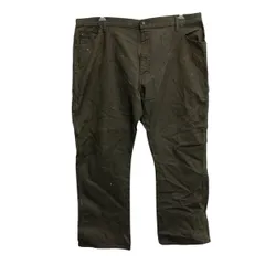 Dickies ワークパンツ W42 カーキ系 ディッキーズ ジップアップ ペインター ビッグサイズ 古着卸 アメリカ仕入 2506-104
