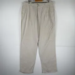 古着 ポロバイラルフローレン Polo by Ralph Lauren チノパンツ ポロチノ ワンポイント 大きいサイズ ハモンド w40 L34  ベージュ メンズ