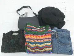 ■ 《 select MOCA CEST MOIJEU 他 まとめ売り5点セット サイズS＆F デニムパンツ セーター ブラウス 他 レディース 》 P  【1204060000430】