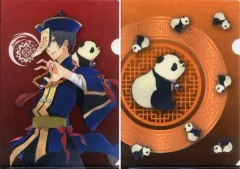 【中古】クリアファイル 卯月新 A4クリアファイル2枚セット 「アニくじ ツキウタ。 Six Gravity」 F-3賞