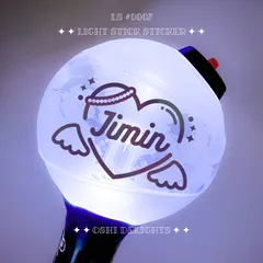 BTS JIMIN ジミン ペンライト アミボム ステッカー 天使