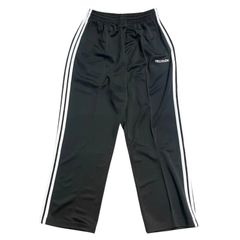 【新品・未使用】re:create TRACK PANTS (OG LOGO) BLACK / WHITE リクリエイト トラックパンツ (オリジナルロゴ) ブラック / ホワイト