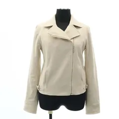 プロポーション ボディドレッシング PROPORTION BODY DRESSING フェイクスエードライダースブルゾン ジャケット 2 M アイボリー /AT ■OSのサムネイル