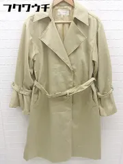 ◇ ◎ PAGEBOY ページボーイ ALICIA ベルト付 長袖 トレンチ コート サイズF ベージュ レディース 【中古】 【1002802323287】のサムネイル