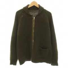 ナイジェルケーボン NIGEL CABOURN 40sUSAFジップカーディガン C-2タイプ 40s USAF ZIP CARDIGAN C-2 TYPE ニットカーディガン 長袖 ウール 48 L カーキ /YTのサムネイル