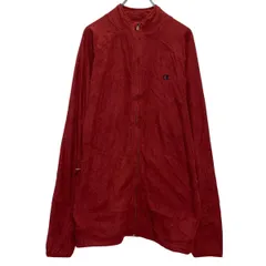 Champion フリースジャケット M レッド チャンピオン ジップアップ ラグラン ワンポイント ロゴ アウトドア 古着卸 アメリカ仕入 a611-5275のサムネイル