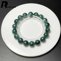 【一点限り】 逸品 EU製 ★ROBEAN・グリーン猫目カイヤナイト★天然無着色 ブレスレット パワーストーン 綺麗 浄化 癒し プレゼント2 10.9-11.2mm M0723947