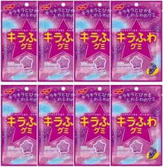 ノーベル製菓 キラふわ グレープ 8袋セット 大容量のサムネイル
