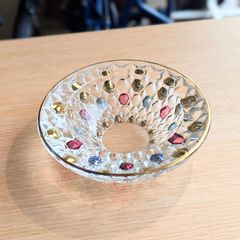 ガラスボウル アンティーク 昭和レトロ