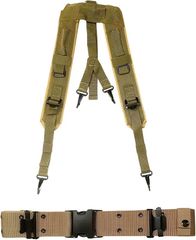 韓国軍サスペンダーセット 韓国陸軍ODカラーX型サスペンダー希少品 - メルカリ