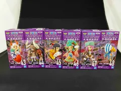 開封品箱・パーツ痛みあり［全6種セット]バンプレスト ワンピｰス ワｰルドコレクタブルフィギュア -WT100記念 大海賊百景8- 