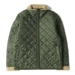 LAVENHAM ラベンハム ジャケット サイズ:02 MENS BIGI キルティング ボア ハイネック ジップ ブルゾン カーキ イギリス製 アウター ブルゾン コート コラボ【メンズ】のサムネイル