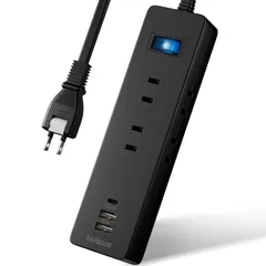 新品 SAYBOUR 電源タップ USB 延長コード 2.5m 急速充電 黒