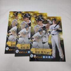 【ソフトバンクホークス 】クリアファイル ３枚セット （裏）栗原陵矢・（表）近藤健介 昭和建設
