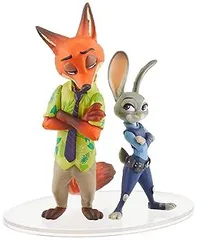 UDF ウルトラディテールフィギュア No.452 Disney シリーズ7 ズートピア ジュディ ホップス & ニック・ワイルド 全高約67/91mm 塗装済み 完成品のサムネイル