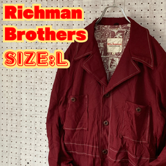 【ヴィンテージ】Richman Brothers　リッチマンブラザーズ　60~70's　ジャケット　サイズ42　US古着　MTJK2310-118