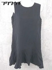 ◇ KBF ケービーエフ URBAN RESEARCH バックジップ ノースリーブ 膝丈 ワンピース サイズOne ブラック レディース 【中古】 【1002802273322】