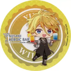 【中古】コースター ユウ Q ウィルソン ランダムコースター 「バーチャルYouTuber にじさんじ＆NIJISANJI EN HEROIC BAR×animatecafe」 コラボメニュー注文特典