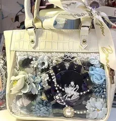 痛バッグ 痛バ ショルダーバッグ 大容量 推し活 推し 推しバッグ クリアバッグ 透明バッグ 見せバッグ 推し活バッグ バッグ トートバッグ 缶バッジ 可愛い かわいい いたば 学生