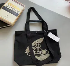 新品VivienneWestwoodキャンバス肩掛けバッグ 海外限定品 大容量