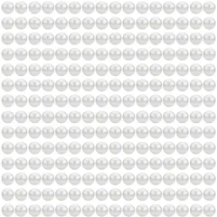 【迅速発送】両穴 コットンパール風ビーズ アソート セット 4mm 6mm 8mm 10mm 12mm約370粒 ラウンド 丸玉 手芸材料 DIY用 樹脂パール 手作りアクセサリー ハンドメード 手芸用品 (6mm約200粒)