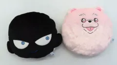 【中古】クッション・本体 全2種セット フェイスクッション 「セガラッキーくじONLINE 名探偵コナン 犯人の犯沢さん」 A賞