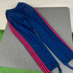 adidas トラックパンツ 80's vintage 4号 ジャージパンツ ボトムス トラックライン 裾ジップ デサント社 ADS-4P 日本製